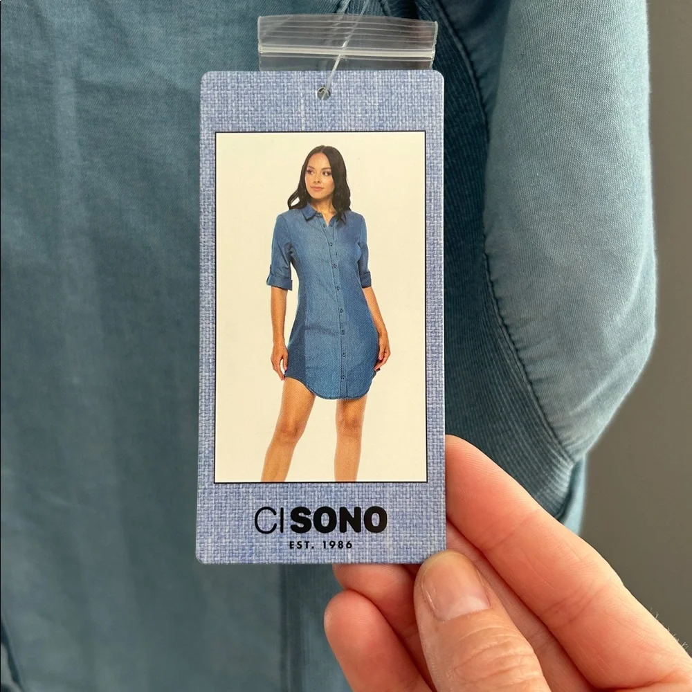 CISONO Jean dress size M - Picture 3 of 4